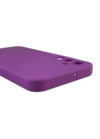 Чохол для Galaxy A15 (SM-A155M) силіконовий з мікрофіброю нековзний на самсунг а15 фіолетовий Samsung (366389482)