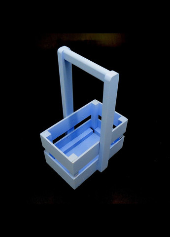 Подарунковий кошик з дерева Шеллі 12х20 ірис (ПДК-0022152) No Brand (328912185)