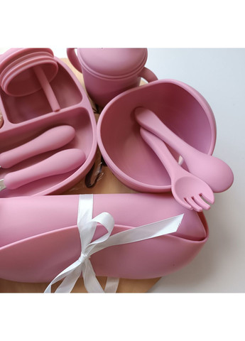 Набор посуды для малыша Блаш 11 шт Безопасная детская посуда Столовый набор для ребенка (0347) No Brand (368999841)