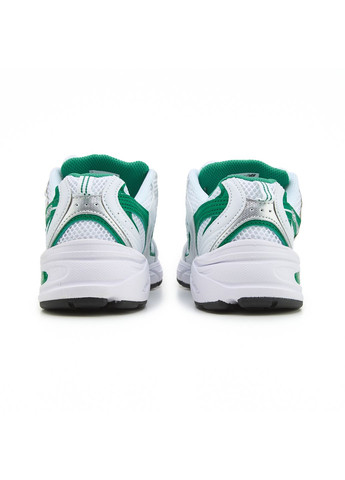 Білі кросівки чоловічі new balance 530 white silver green нью беланс 530 білі демісезон No Brand