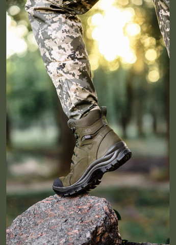 Шкіряні Демісезонні Жіночі Берці Тактичні. 36-40р Олива. Теплі та зручні! 45DF-2107 No Brand (301138829)