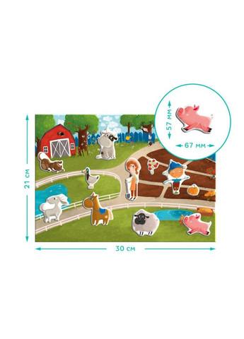 Развивающая магнитная игра "Ферма" DoDo 200206 DoDo Toys (331299708)