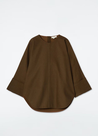 Коричневая блузка Cos