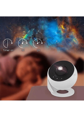 Проектор зоряного неба на 13 картриджів галактик на 360° No Brand (360544755)