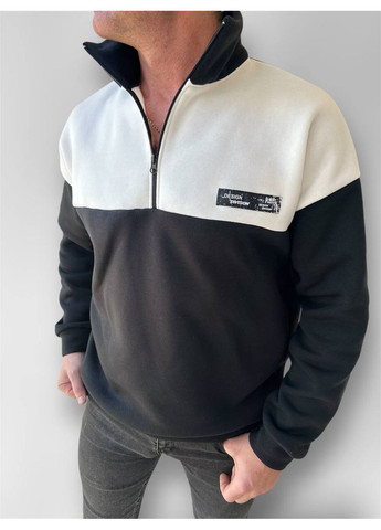 Чоловіча тепла кофта на флісі без капюшона No Brand (362244480)