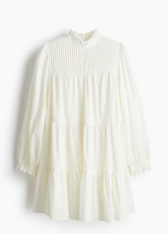 Білий кежуал сукня H&M однотонна