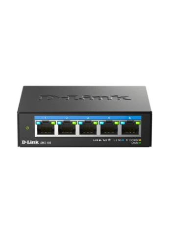 Коммутатор DMS-105 5x2.5GE, Некерованный D-Link (388418036)