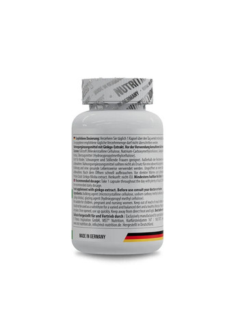 Гінкго Білоба Ginkgo Biloba 120 мг 60 капсул MST (361116903)