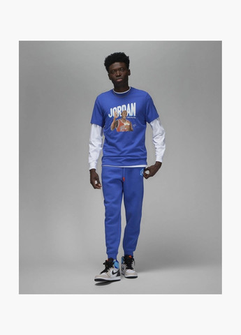 Синяя футболка мужская flight mvp blue dv8434-480 Air Jordan