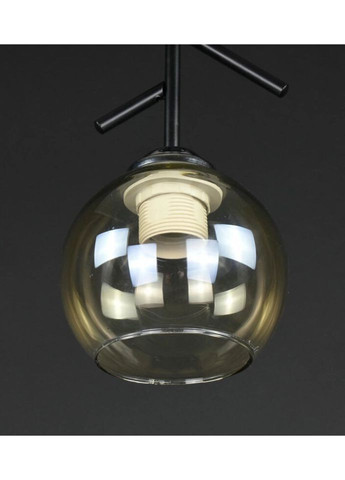 Стельова люстра на 1 лампочку 27808 Чорний 26х13х13 см. Sunnysky (335975143)