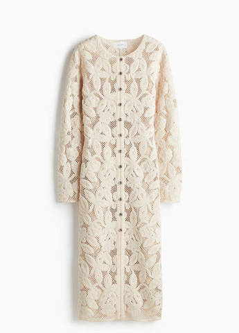 Молочна святковий сукня H&M однотонна