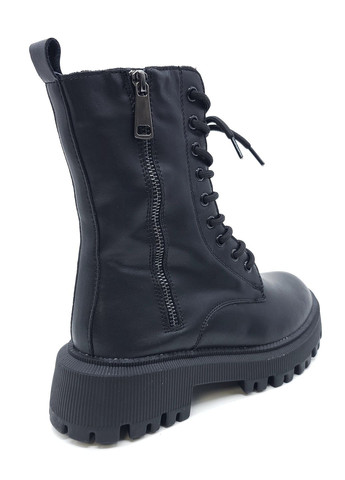 Осенние женские ботинки зимние черные кожаные ii-11-12 23 см(р) It is