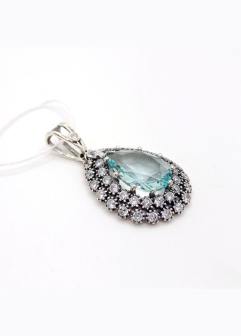 Підвісок '' срібло 925° 4,77г. аква (3477) Elis-s Княжна (342384861)