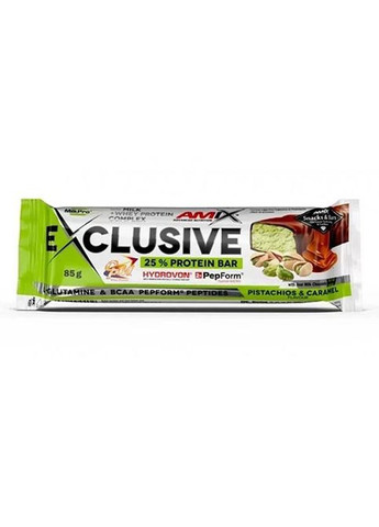 Exclusive Protein Bar 12 х 85 g Pistachio Caramel Amix Nutrition (350199119)