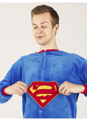 Пижама кигуруми мужская Супермен M (155-165 см) Jamboo (369669132)