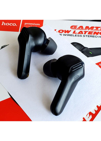 Игровые Беспроводные блютуз наушники вакуумные EW28 черные 7 часов Hoco (353497693)