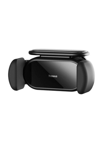Автотримач для телефона Black Baseus Steel Cannon pro Solar Electric Car Mount (340278516)
