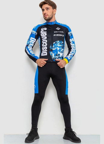 Велокостюм чоловічий, колір чорно-синій, Ager (292130960)