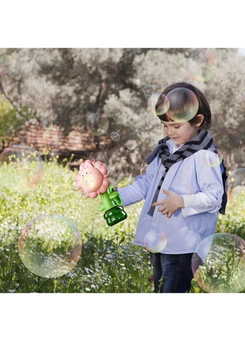 Мильні бульбашки Flower Bubble Machine BJC-5A(Bunny-Pink) зі світлом Bambi (396802315)