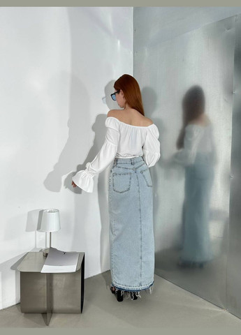 Молочна жіноча блузка оверсайз Avanti