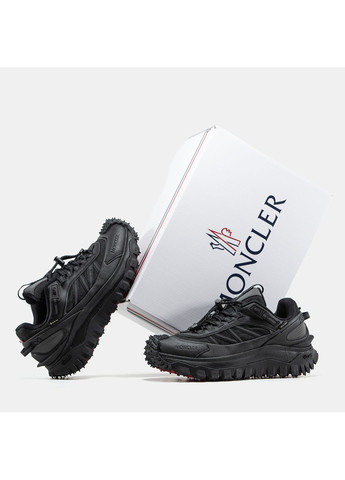 Чорні Осінні кросівки чоловічі moncler trailgrip gore-tex black | монкле треілгріп чорні No Brand
