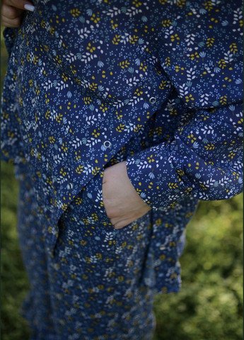 Сорочка + штані з принтом "Мімози" (костюм) HOCHUSOBITAKE (332808926)