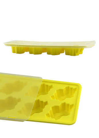 Форма для льда с крышкой «Бантики» 25х10х3,5 см желтый Lidl (331165119)