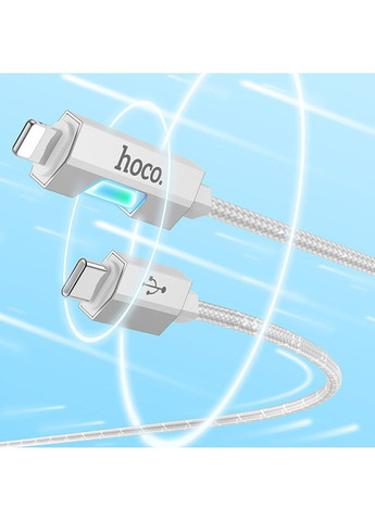Дата кабель U123 Regent colorful 27W Type-C to Lightning (1.2m) Hoco (293512572)