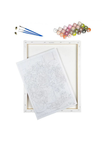 Картина по номерам Закутанный мопсик 40х50 см DY078 ( ) Strateg (328944118)