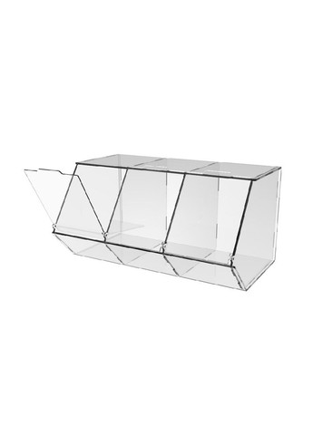 Диспенсер 295х180х150мм для мармеладов, снеков, орехов 3 ячейки Ekostar (366599655)