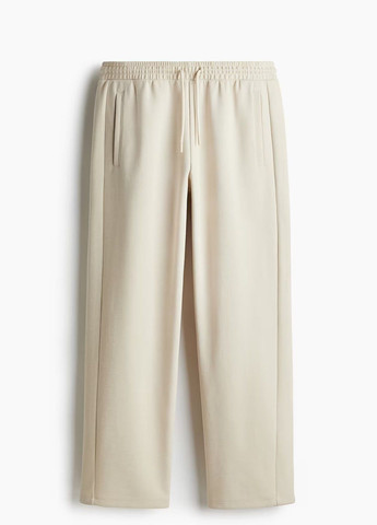 Светло-бежевые спортивные демисезонные брюки H&M