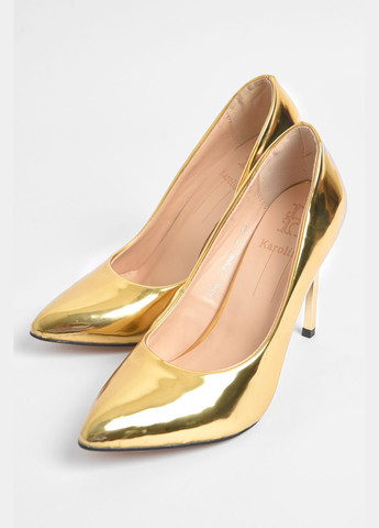 Туфлі жіночі золотистого кольору Let's Shop (294050472)
