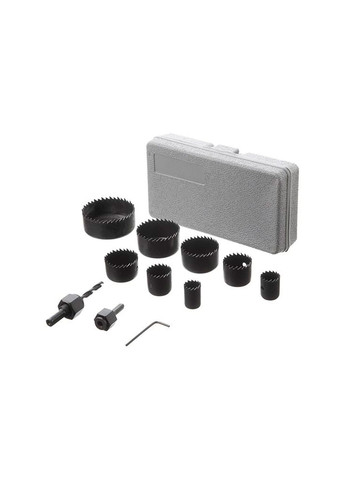 Набір корончастих свердел для дерева 19-64 мм міцні 8 шт. для дриля та верстата Intertool (361152615)