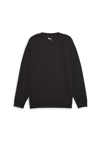 Світшот STUDIO FOUNDATION Crew Neck Men Puma - крій однотонний чорний спортивний поліестер, еластан - (299899623)