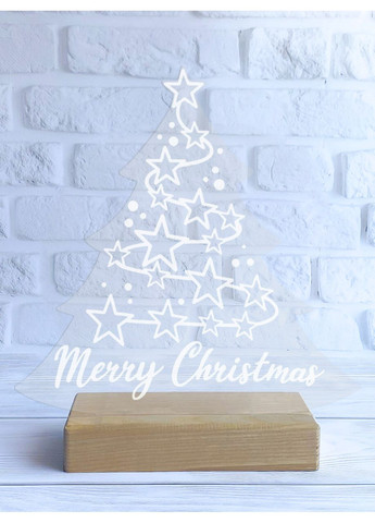 Новорічний нічник Ялинка Merry Christmas (дизайн 36.1) Creative (368775322)