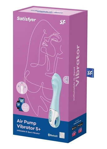 Смарт-вибратор точки G Air Pump Vibrator 5+, надувается Satisfyer (385657134)