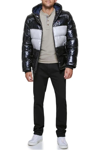Чорний демісезонний Пуховик Tommy Hilfiger