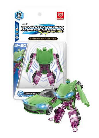 Іграшка-трансформер машинка "Transforming alloy car model" колір різнокольоровий ЦБ-00204568 TomyTaku (282924811)