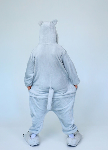 Кігурумі піжама Тоторо аніме дитяче плюшеве сіре з капюшоном Lalapka (362490086)