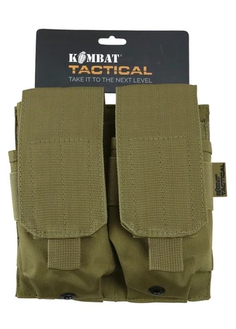 Подсумок под 4 магазина АК закрытый Double Original Style Mag Pouch, KOMBAT (385901452)