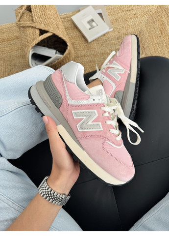 Кроссовки женские New Balance 574 Legacy Pink | Нью Беланс 574 розовые демисезоны (371276848)