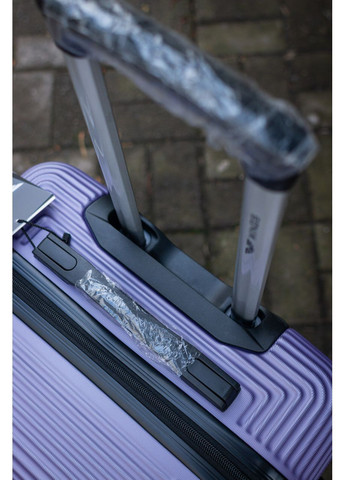 Валіза пластикова великий L розмір, колір чорний Wings 5398 (365715875)