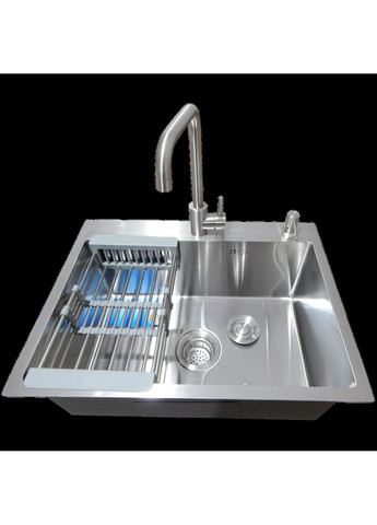 Комплект кухонної мийки KRF 6045 (3.0/1.0 мм) SATIN Kraft (369475016)