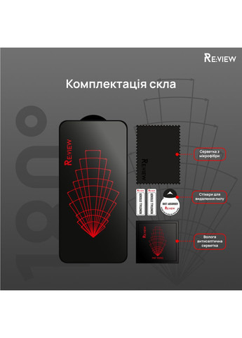 Захисне скло для Iphone 17 Air Black Re:view (362945453)