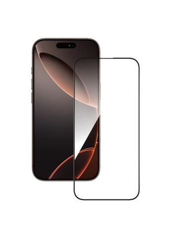 Стекло защитное (1283126593277) ACCLAB Full Glue Apple iPhone 16 Pro Black (366662246)
