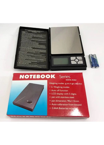 Портативные электронные ювелирные весы Notebook Series от 0,01 до 500г (2104618655) No Brand (353308855)
