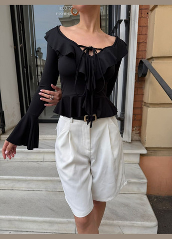 Лоэгслив с оборками Fashion (333197134)