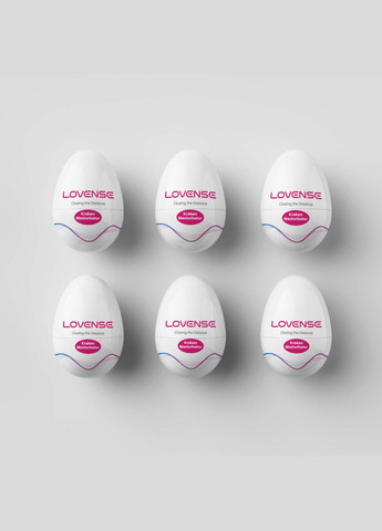 Набір мастурбаторів-яєць Kraken masturbator egg box, 6 штук, різна текстура Lovense (297586772)
