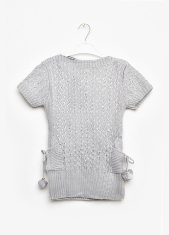 Серое туника детская для девочки серого цвета Let's Shop (335007270)