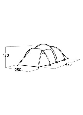 Палатка четырехместная Hemsedal 4 Easy Camp (367599711)